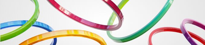 Multicolored rings